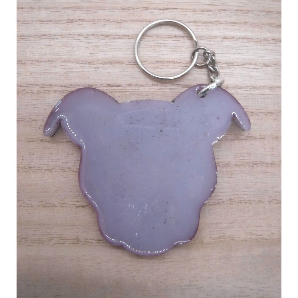 Keychain Pitbull Sugar Skull - Picture 2 of 2